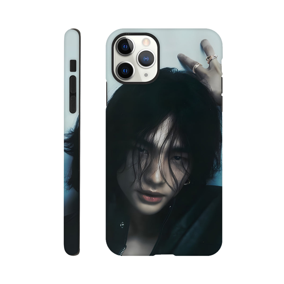 Hyunjin iPhone cover with reinforced dual‑layer defence