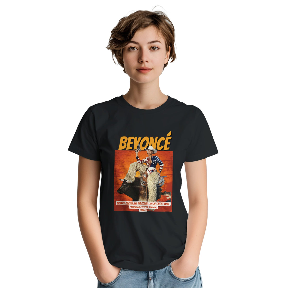 Unisex Beyoncé concert T‑shirt black