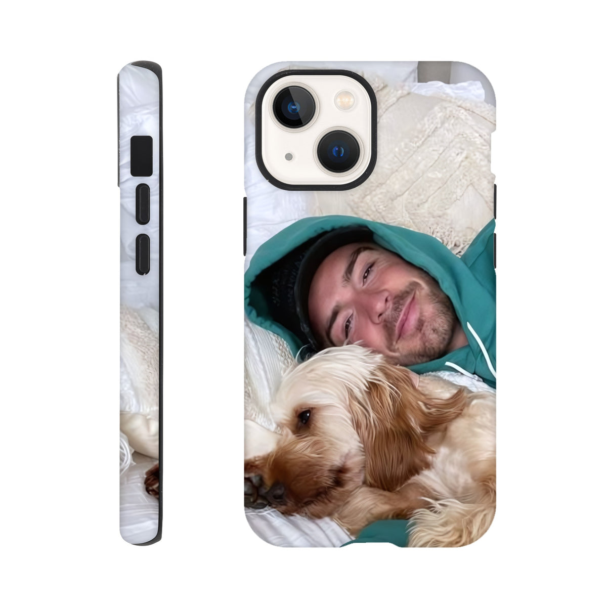 Dual‑layer iPhone case with trendy Jack Grealish design