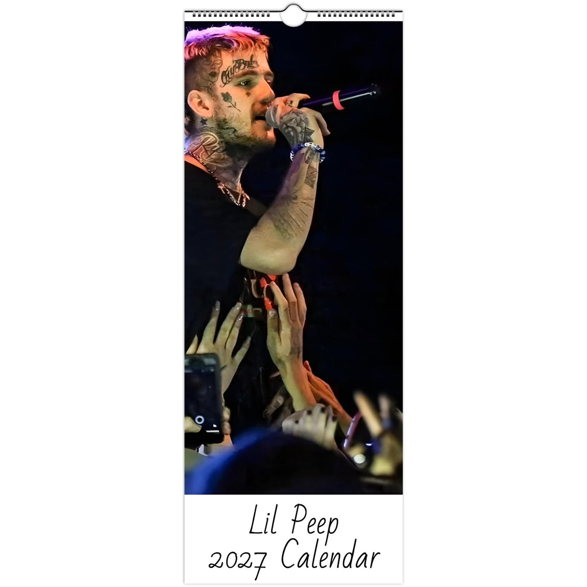 Lil Peep 2027 calendar cover