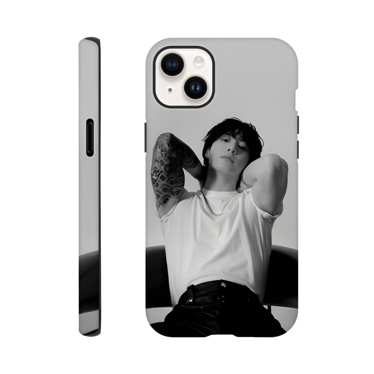 BTS Jungkook phone case with shock‑resistant materials