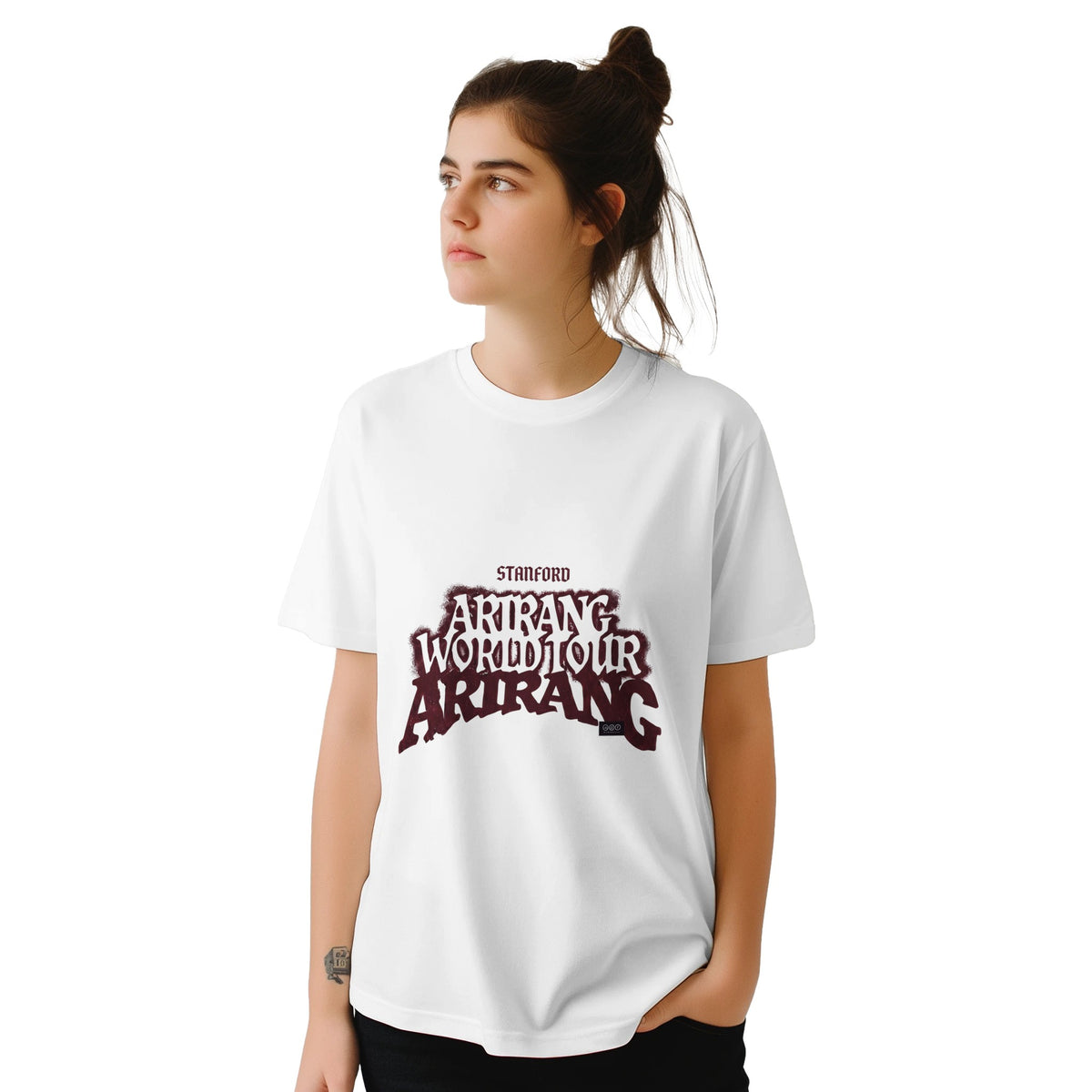 BTS Stanford 26 front and back print tee
