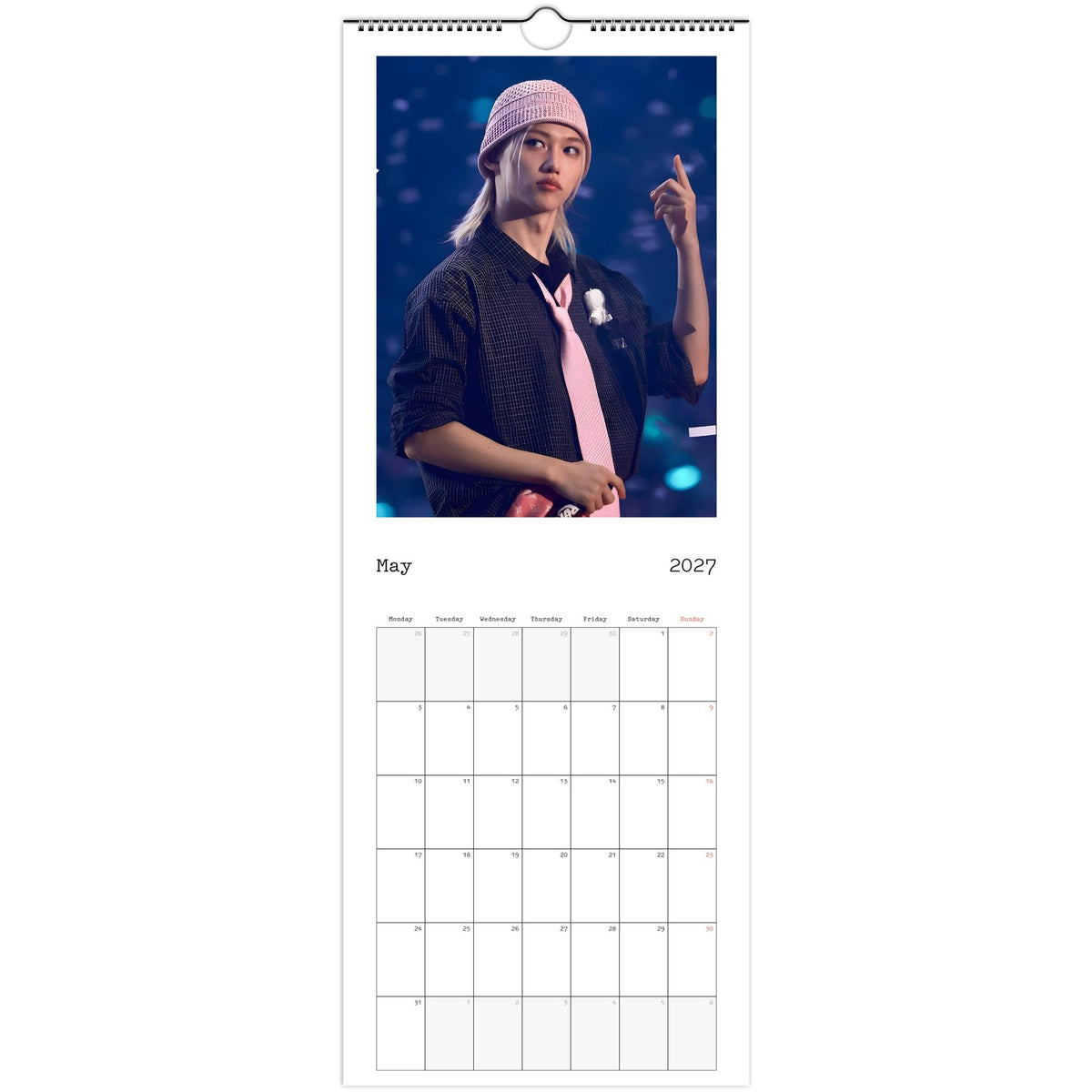 Stray Kids Felix Elite Calendar 2027 May page