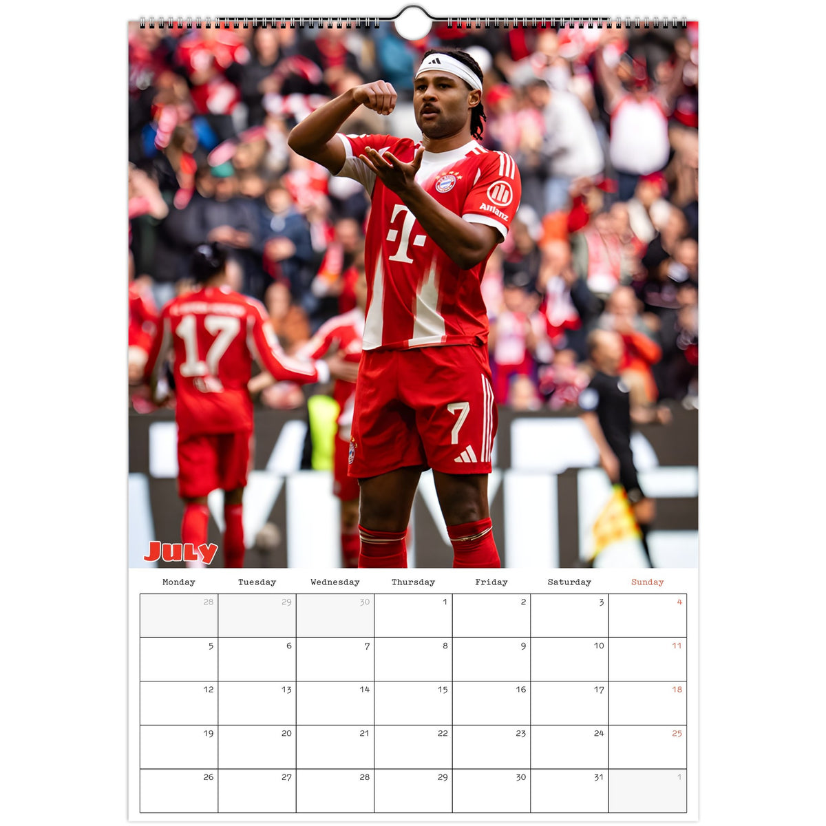 Bayern  Munich Calendar 2027 July photo