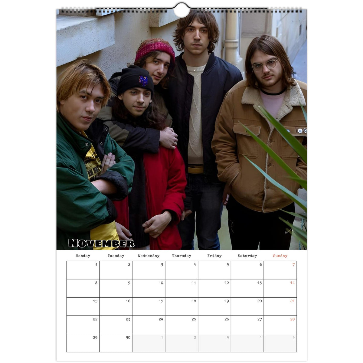 Geese calendar November 