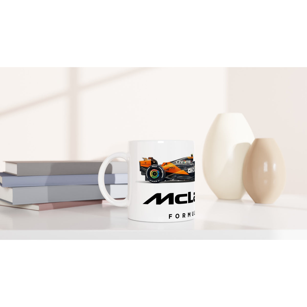 McLaren MCL39 F1 car illustration mug