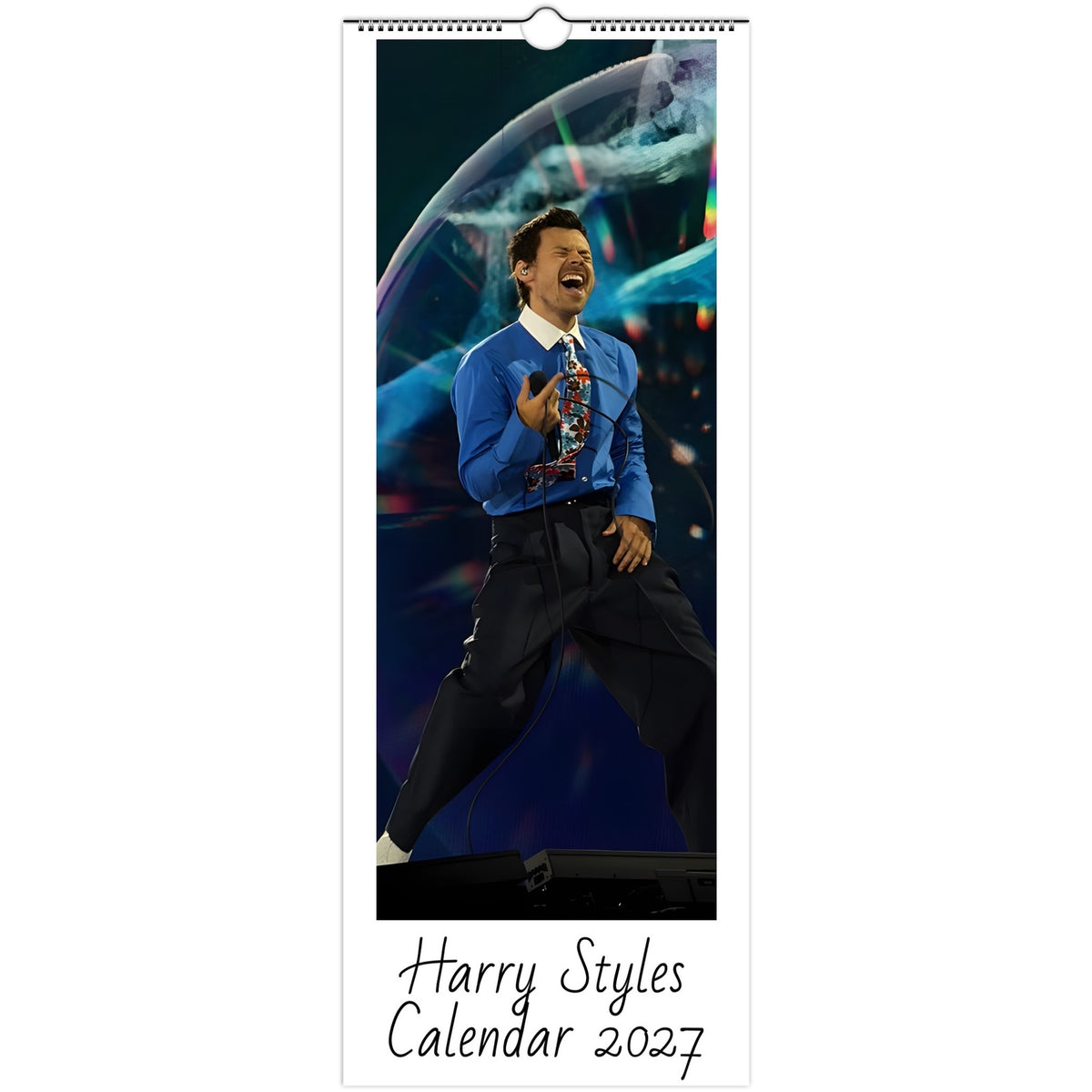 Harry Styles 2027 live calendar cover