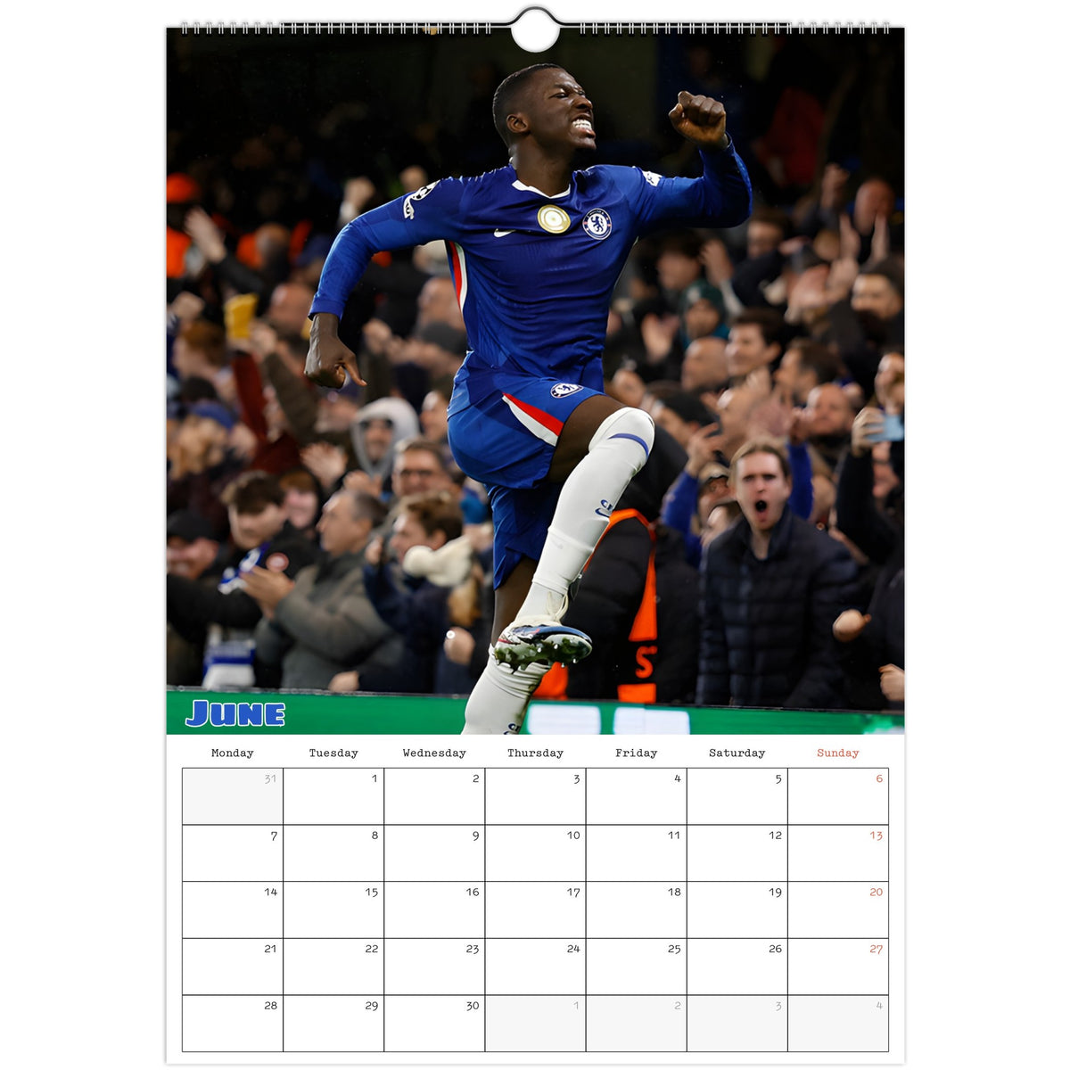 Chelsea Calendar 2027 June photo