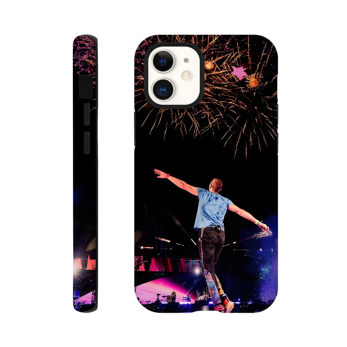 Coldplay protective iPhone case with tough dual‑layer materials