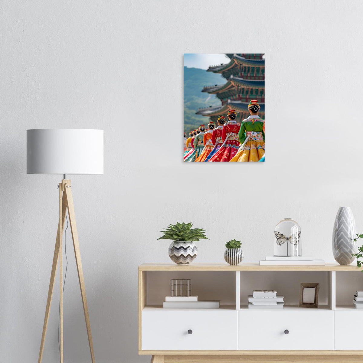 Semi‑gloss Korea art print with clean, vibrant detail