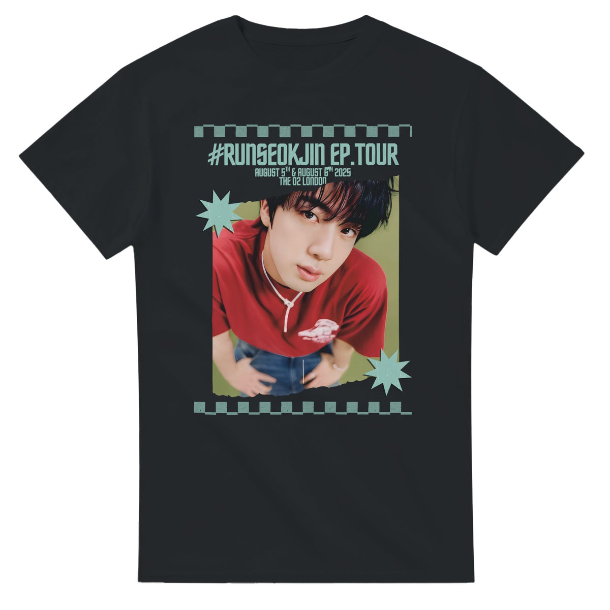 BTS Jin London 2025 tour t‑shirt