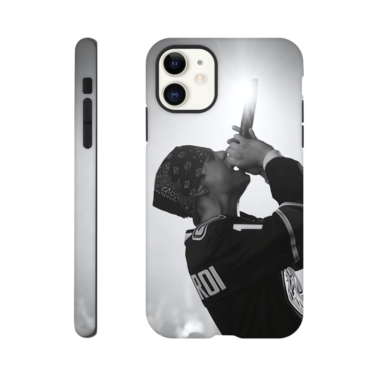 The Kid LAROI inspired iPhone cover with sleek graphic style