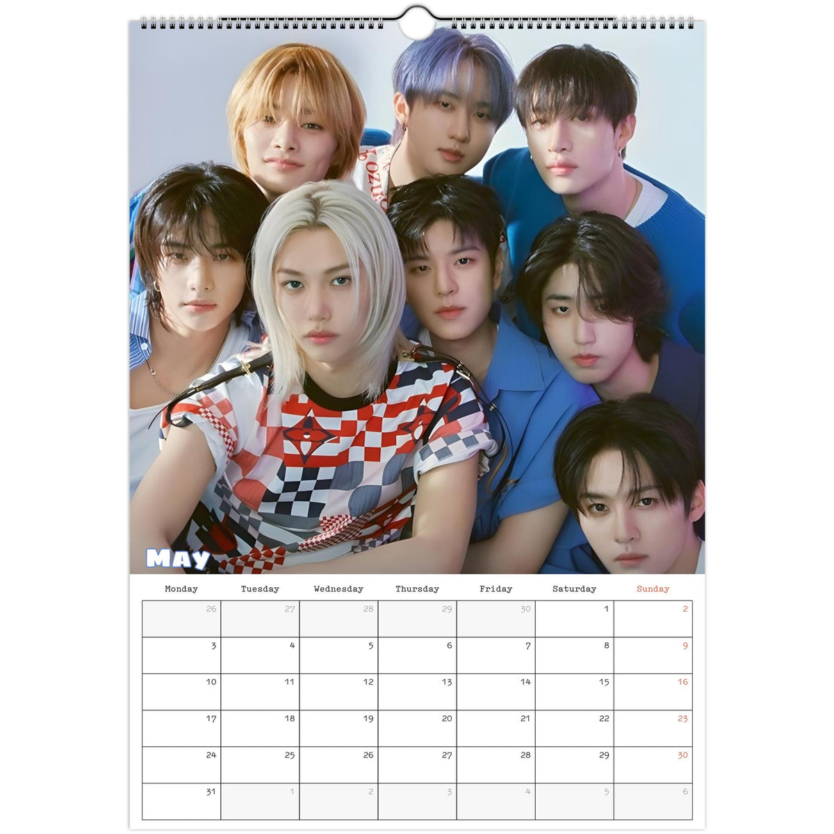 Stray Kids calendar 2027 May photo