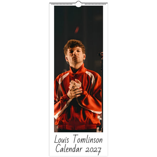 Louis Tomlinson 2027 calendar cover