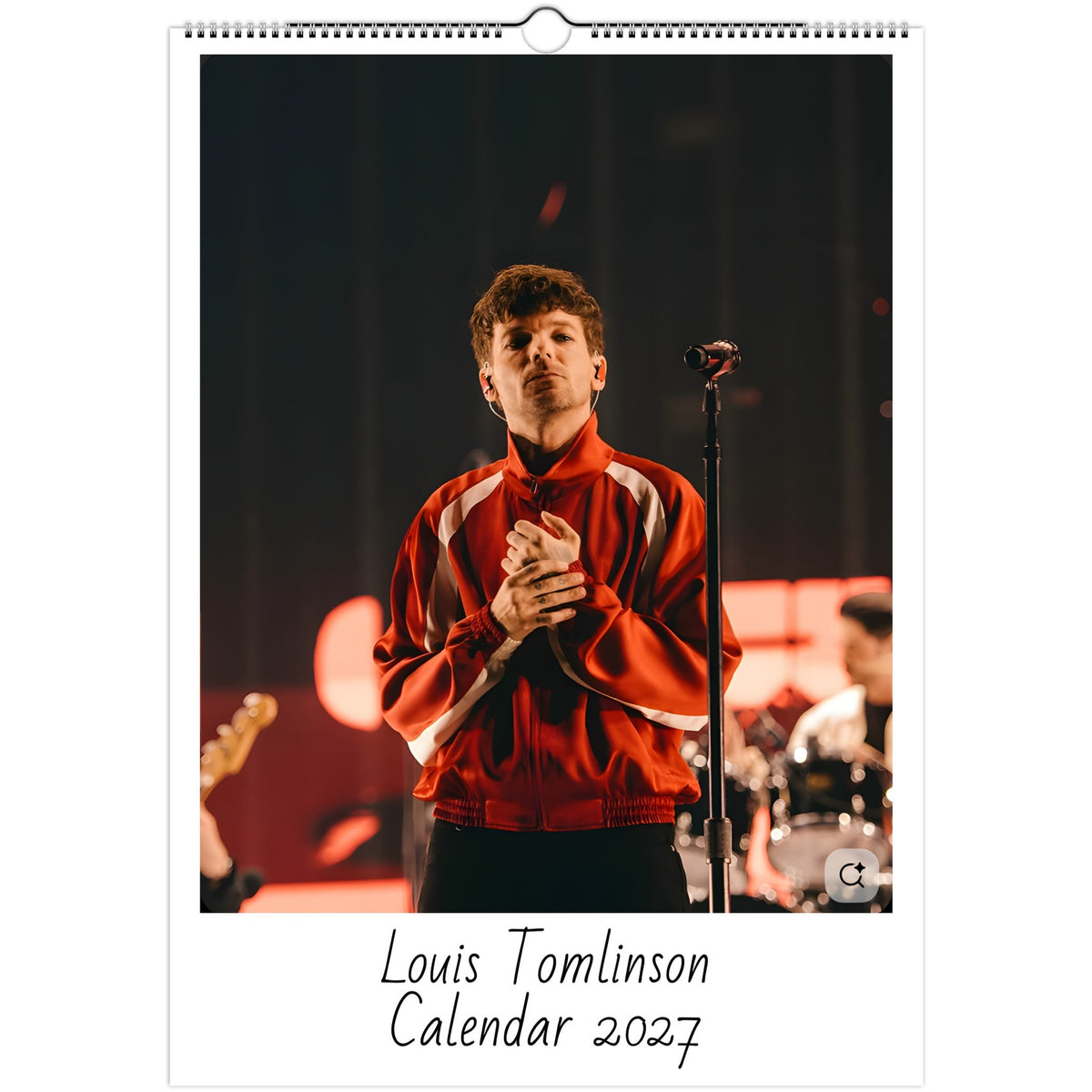 Louis Tomlinson 2027 calendar cover
