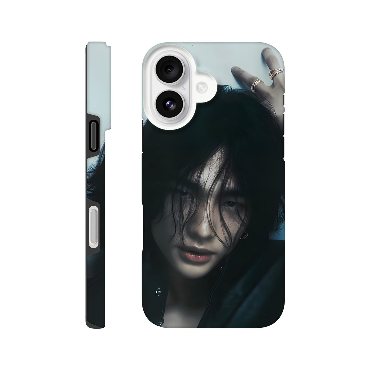 Dual‑layer Hyunjin phone case for extra drop protection
