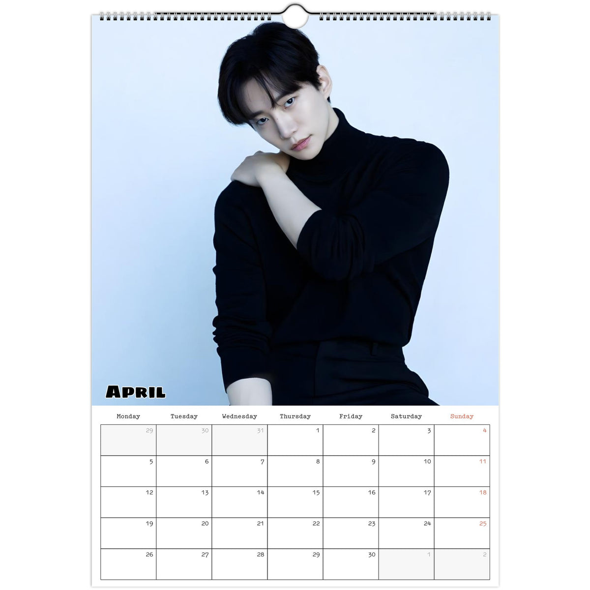April Jun‑ho Calendar photo 