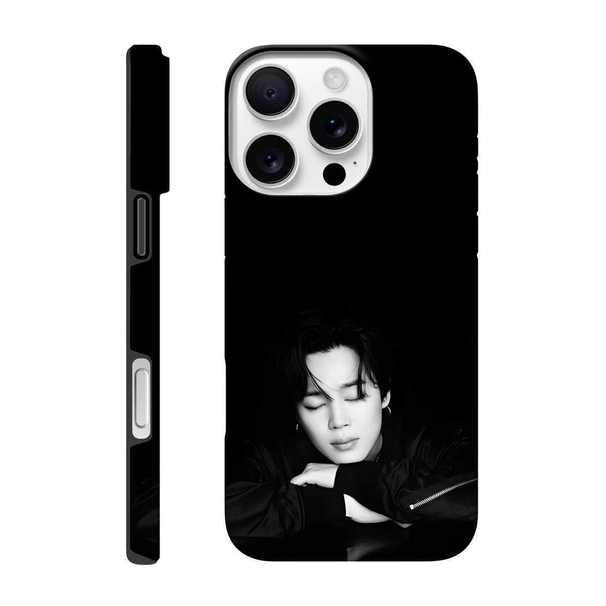 Dual‑layer Jimin iPhone cover with sleek design