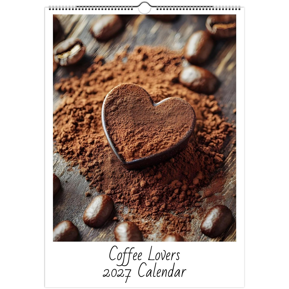 Coffee Lovers 2027 A3 wall calendar cover