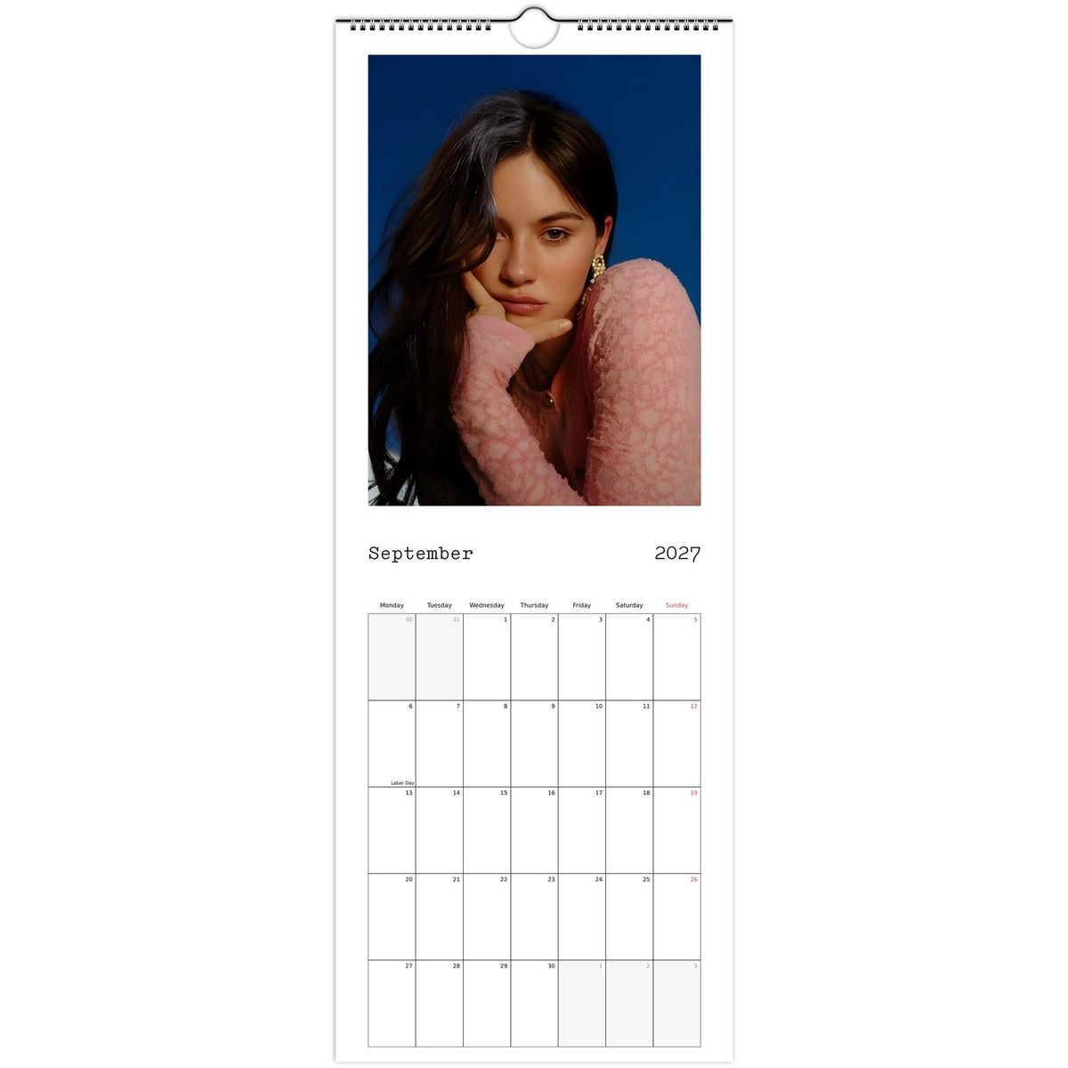 September Gracie Abrams Calendar photo 
