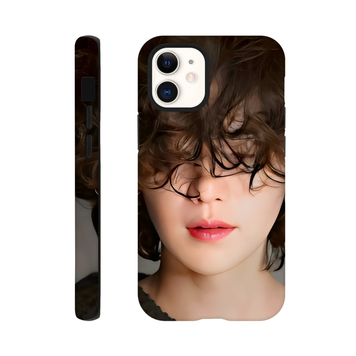 Dual‑layer SUGA phone case offering strong drop protection