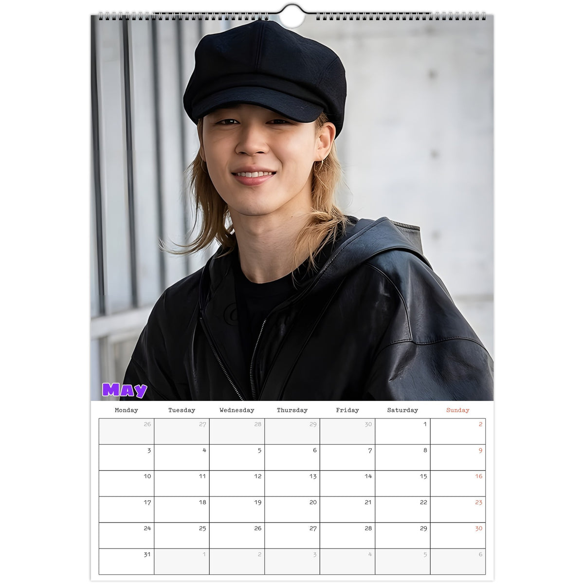 BTS Jimin Calendar May portrait