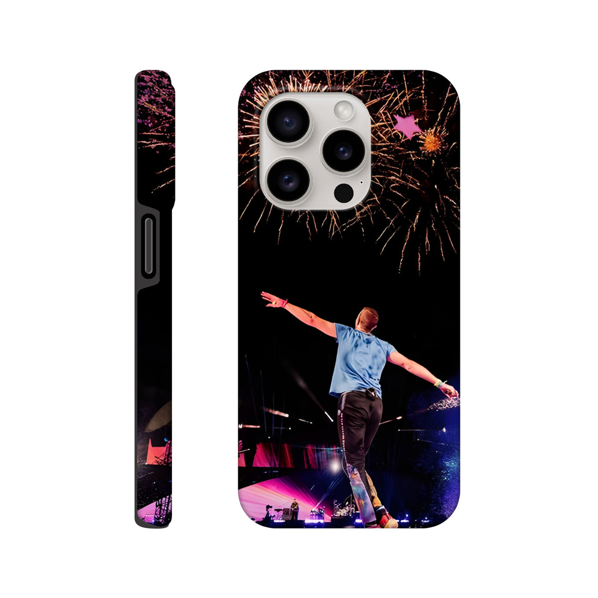 Reinforced iPhone tough case featuring Coldplay fireworks