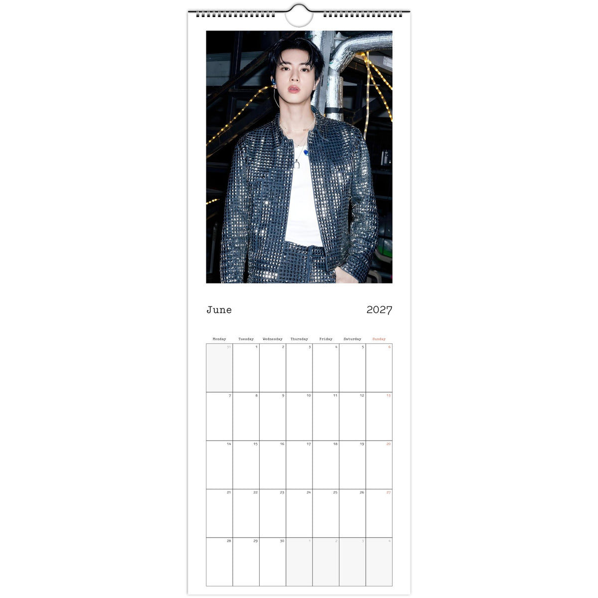 BTS Jin Calendar June portrait