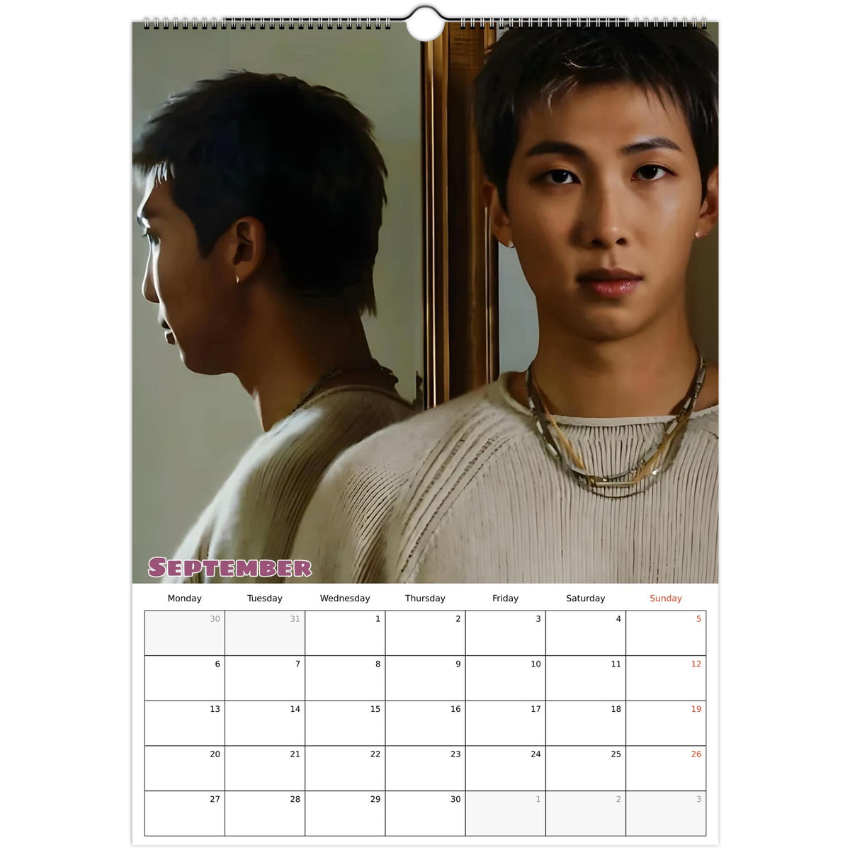 RM Calendar 2027 September photo