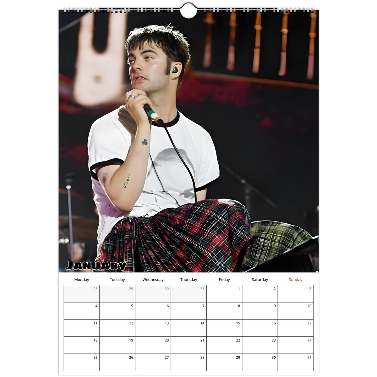 FONTAINES D.C. calendar January photo