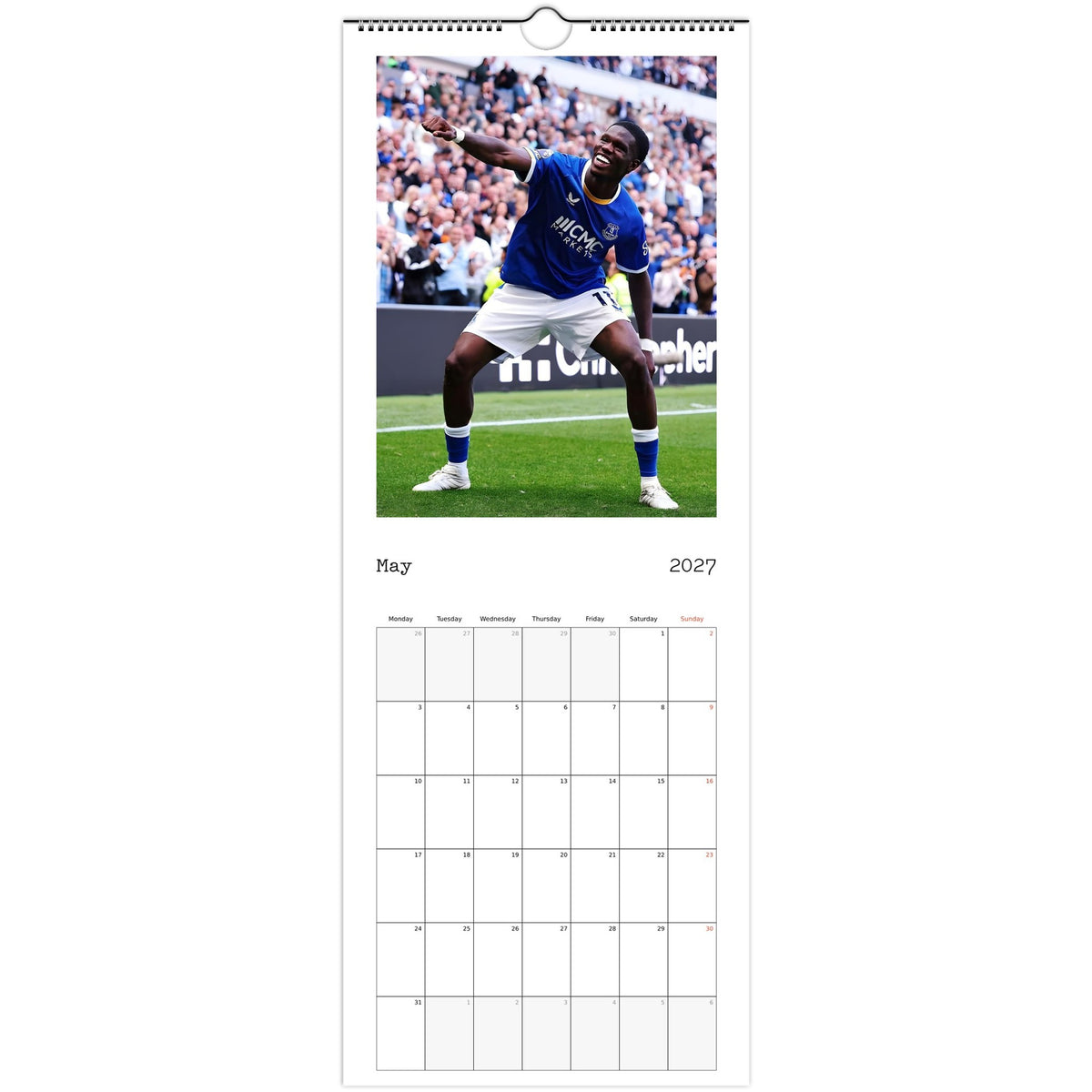 May Everton Calendar photo