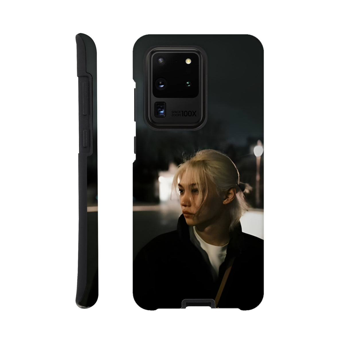 Samsung phone case featuring Felix from Stray Kids in a durable design