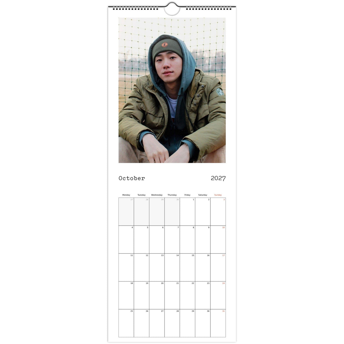 Nam Yoon‑su calendar October photo