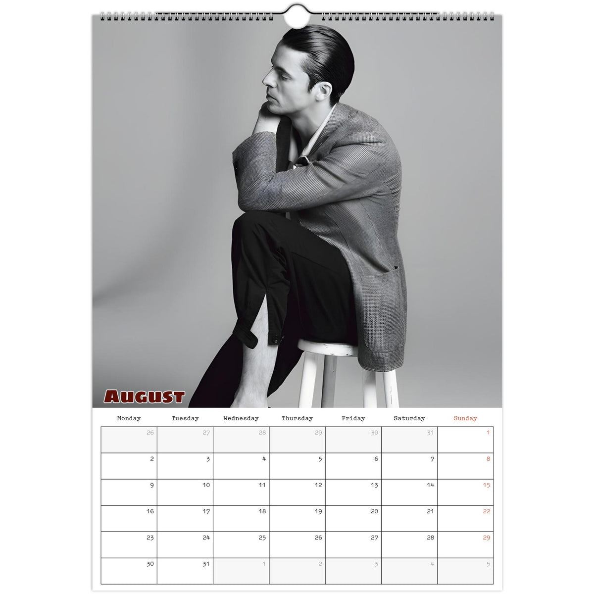 Matthew Goode Calendar 2027 August photo