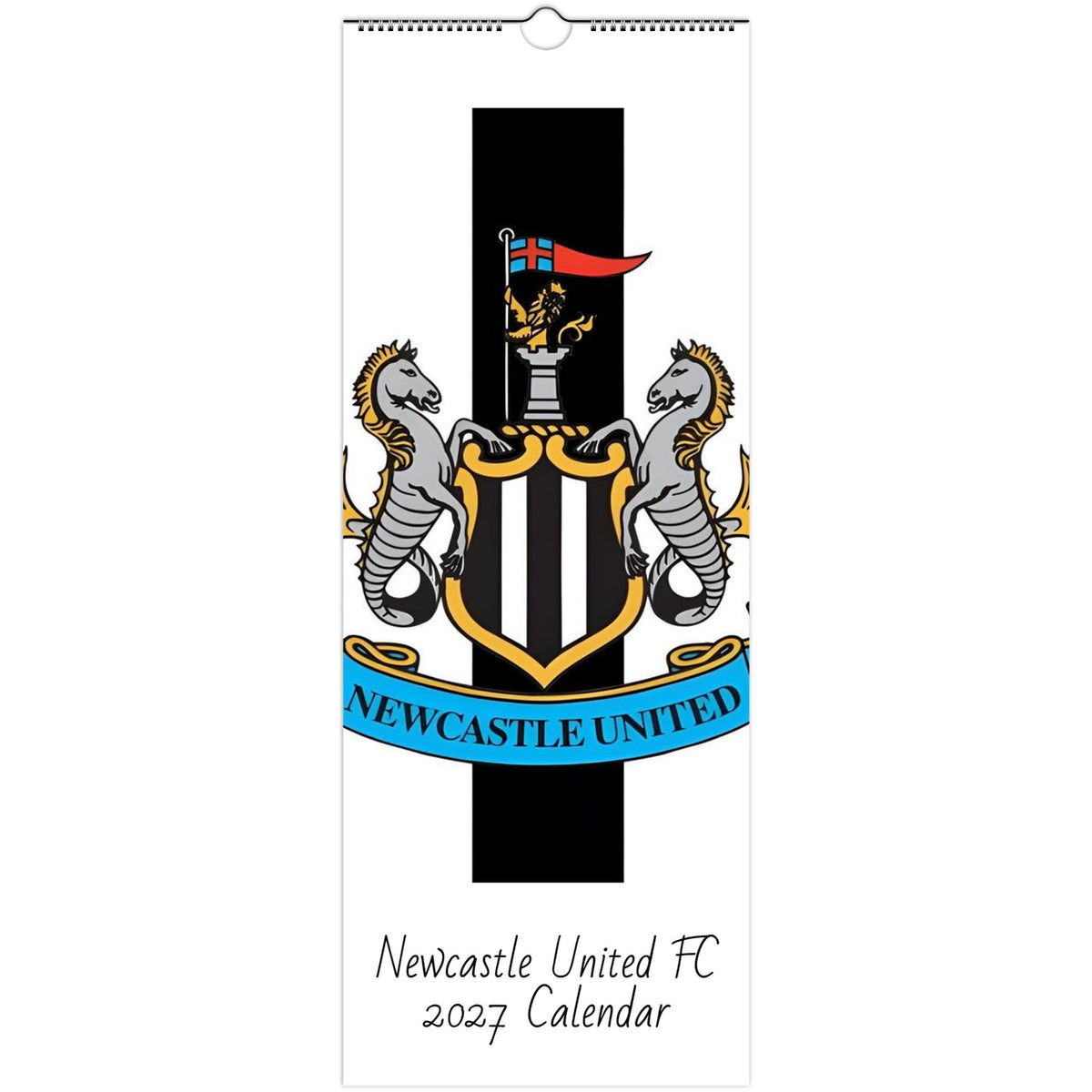 Newcastle United FC 2027 slim wall calendar cover