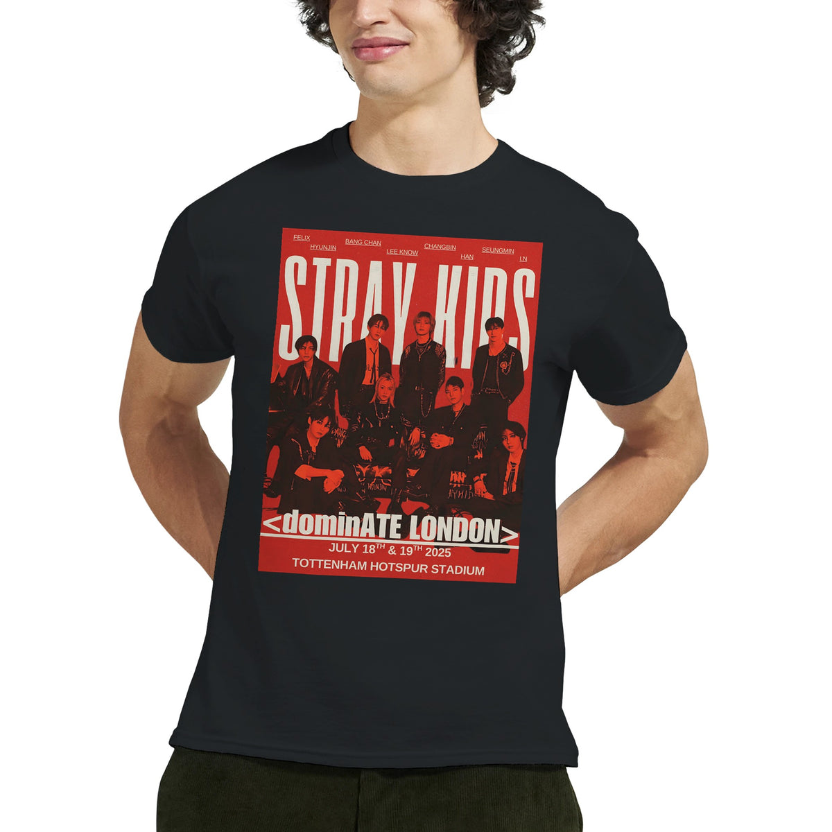 Unisex Stray Kids dominATE tour shirt
