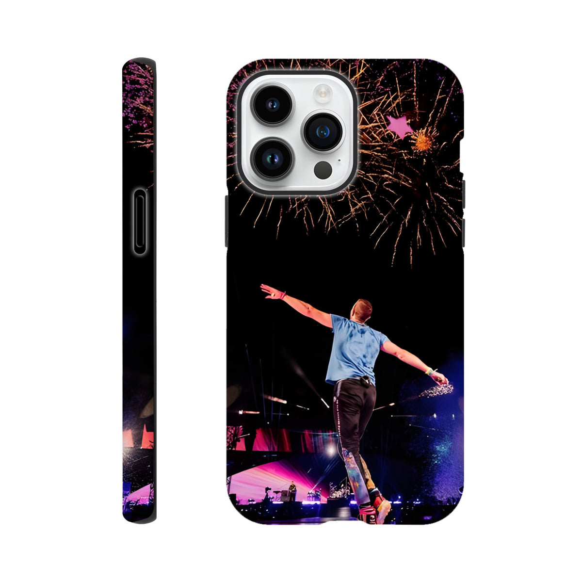Coldplay iPhone tough case with impact‑resistant materials