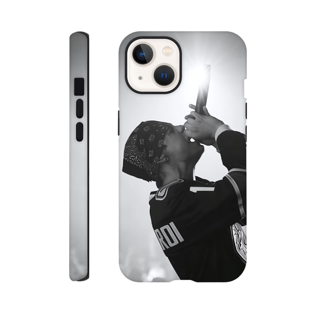 Durable dual‑layer iPhone case with The Kid LAROI artwork