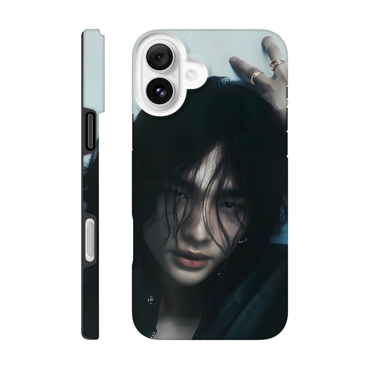 Hyunjin iPhone case with scratch‑resistant outer shell