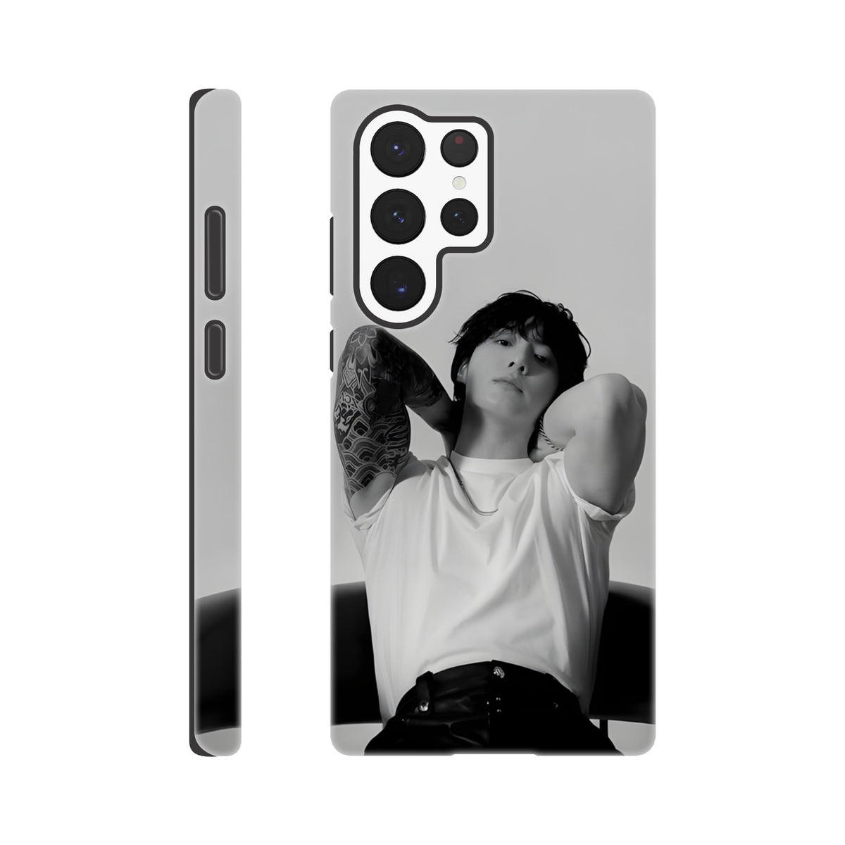 Stylish BTS Jungkook Samsung tough case with strong protection