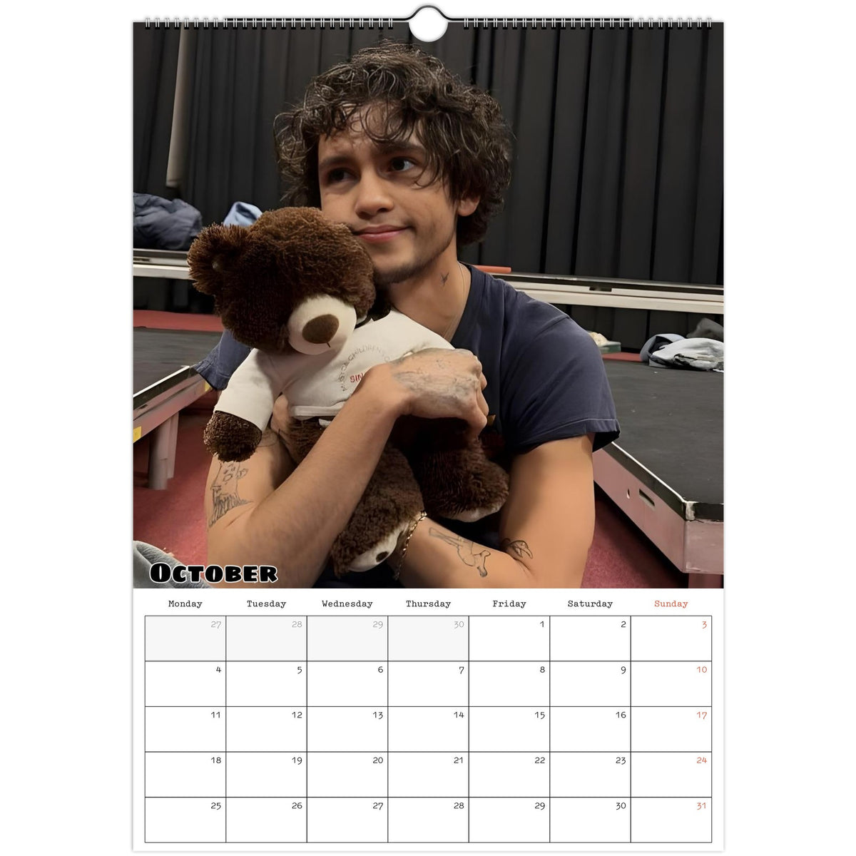 Dominic Fike calendar October photo