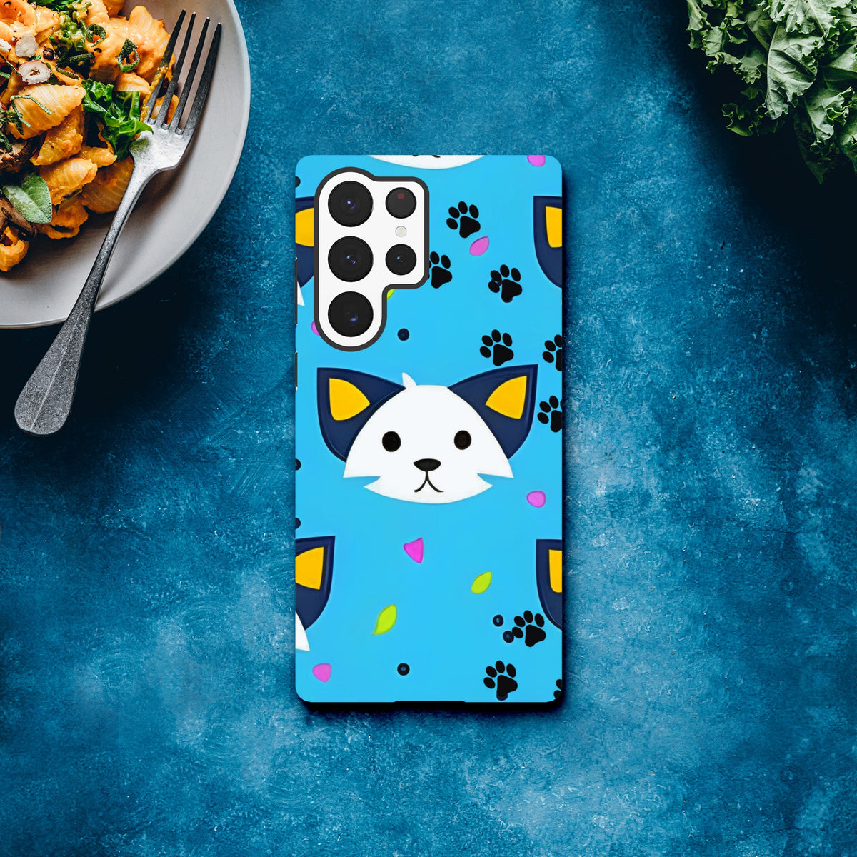 Cute pet‑themed Samsung tough case