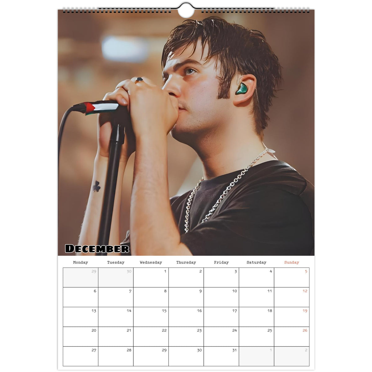 FONTAINES D.C. calendar December photo