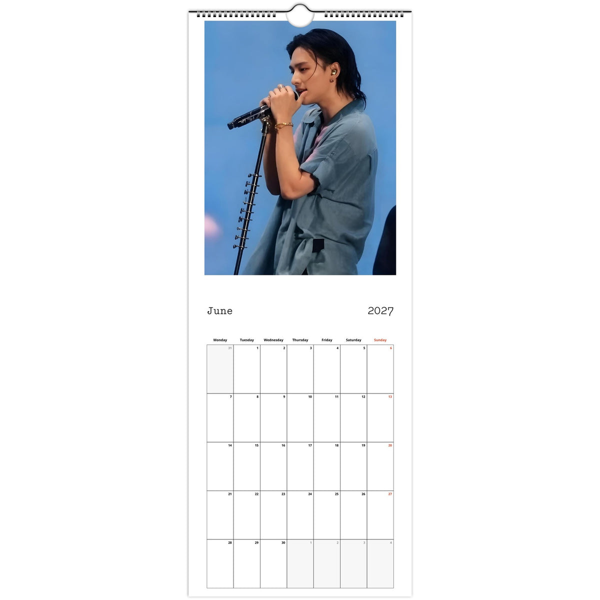 Stray Kids Hyunjin Calendar 2027 June photo