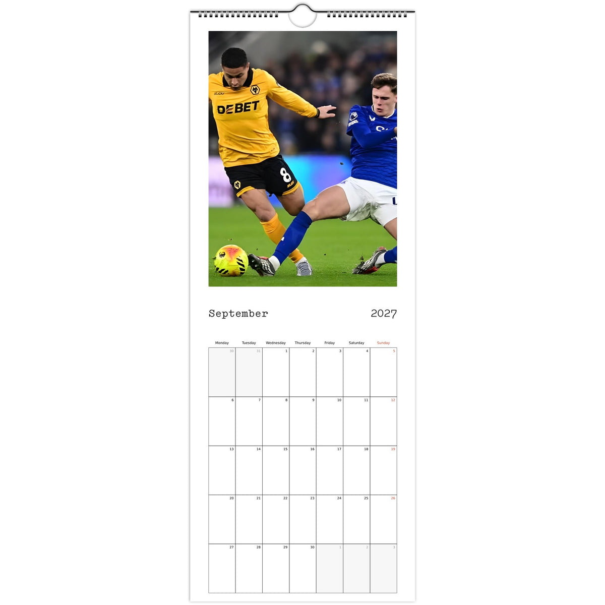 September Everton Calendar photo