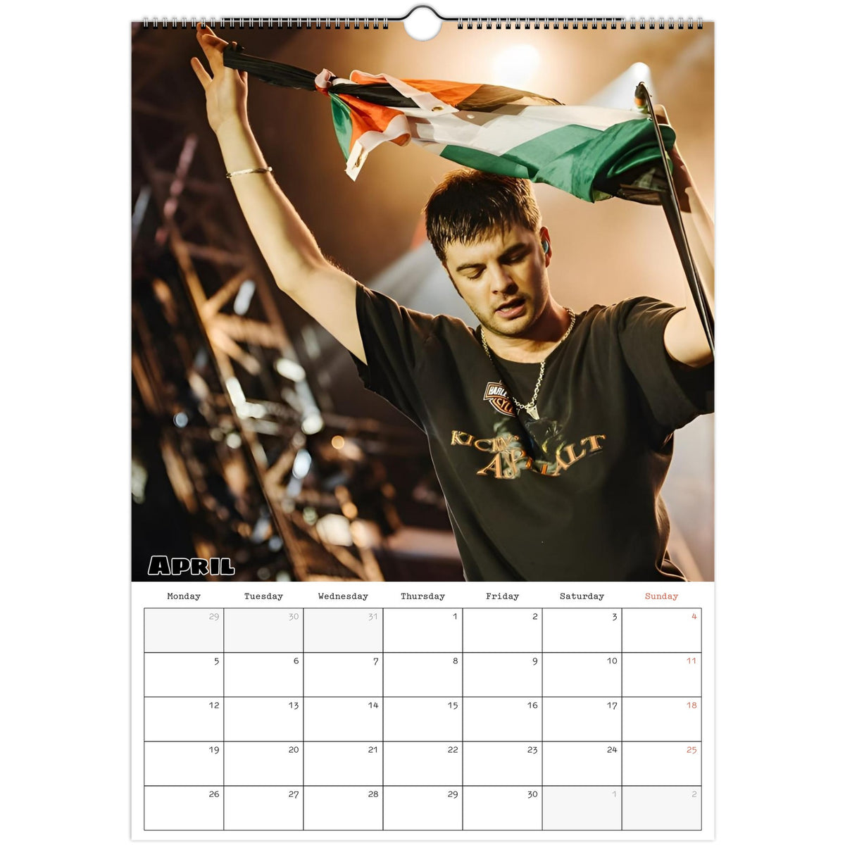 FONTAINES D.C. calendar April photo