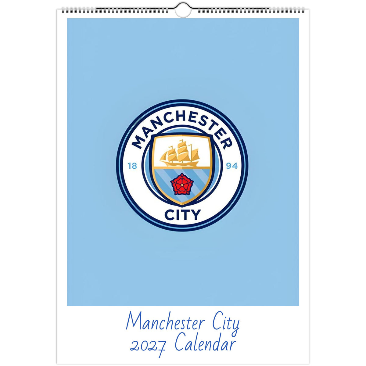 Man City 2027 calendar cover