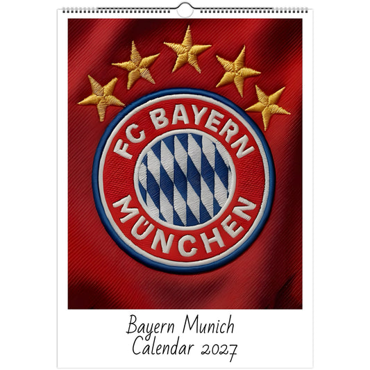 Bayern Munich 2027 calendar cover