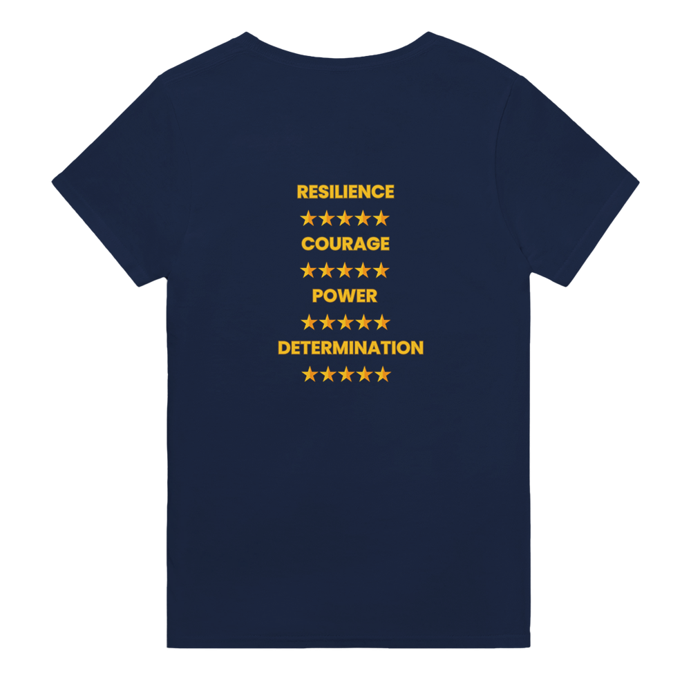 Daily motivation tee featuring bold Stronger Every Day design