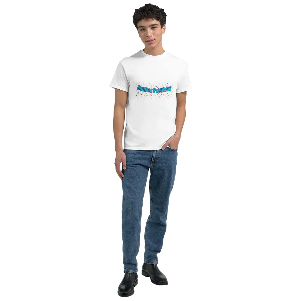 Positive mindset T‑shirt with encouraging quote